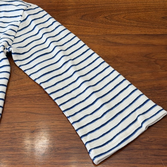 NWT Marine Layer Women's Small Playa Hoodie Navy/Cream Stripe nautical beach - Picture 10 of 11